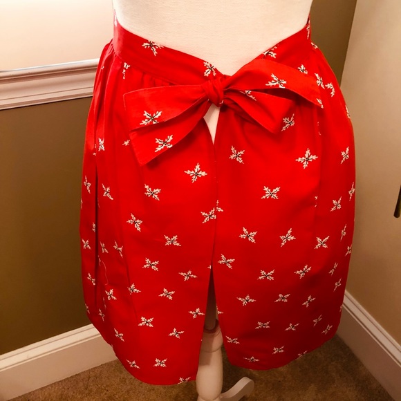 Vintage Christmas waist tie Apron - Picture 4 of 5